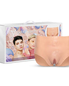 Bennie Realistic Vagina and Anus Panties Liquid Silicone Size M