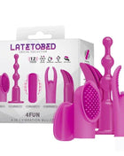 4Fun Vibrating Bullet and 4 Sleeves USB Waterproof Silicone - Secretsextoys.store