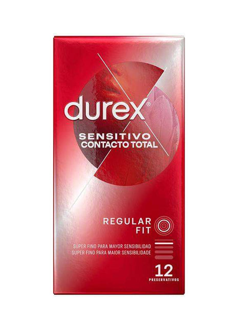 Pack of 12 Condoms Super Thin Sensitive ultra thin transparent lubricated with Sensi-Fit adjustment