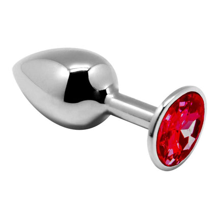 3 Metal Butt Plug Set with Jewel