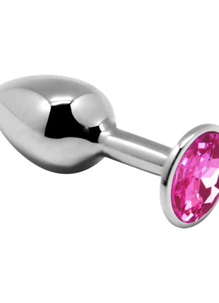 Anal Plug with Pink Jewel Size L