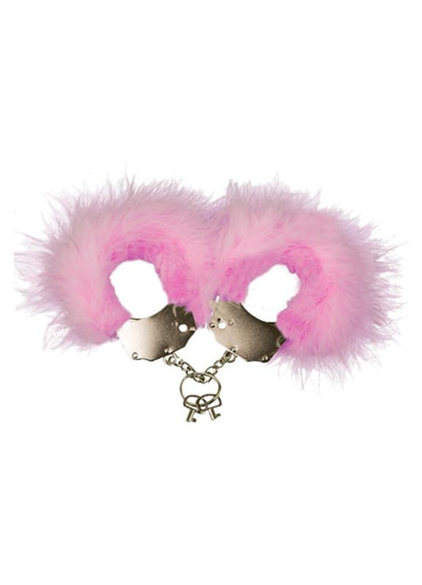 Cufs Metal and Feathers Pink