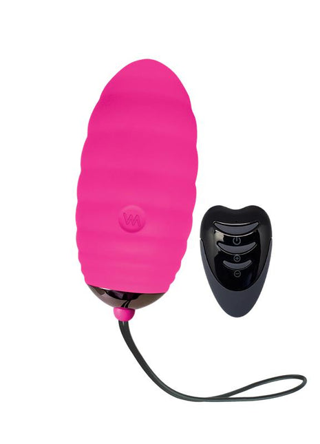 Vibrating Egg with Remote Control Ocean Breeze 20 Pink