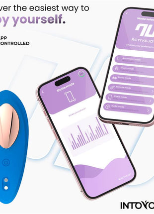 Panty Vibrator with App Silicone Blue