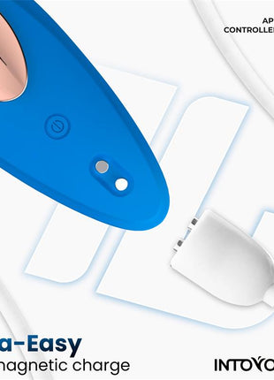 Panty Vibrator with App Silicone Blue