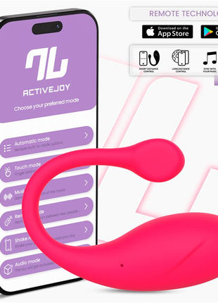 Bulby Vibrating Egg with App Dark Pink
