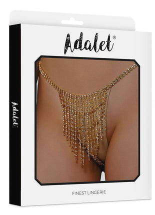 Samira Sparkly Thong Gold One Size