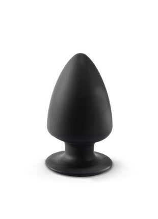 Butt Plug Dual Density Model 1 Size L in thermo-reactive silicone with rounded tip and secure base for comfortable anal stimulation