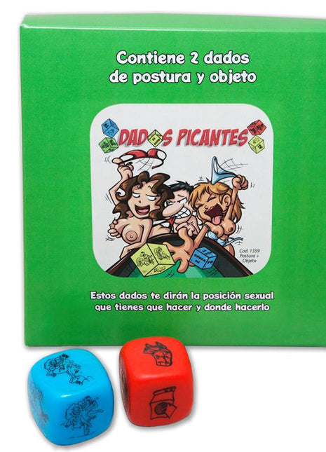 Set 2 Fluorescent Dice Posture and Object