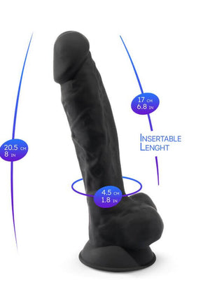 Dildo Dual Density Mod. 1 - 8 Black