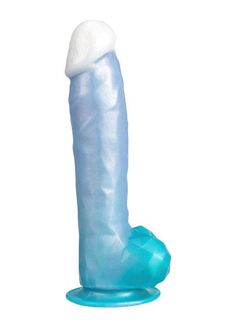 Liquid Silicone Angel Blue Dildo 8
