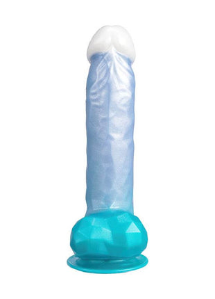 Liquid Silicone Angel Blue Dildo 8