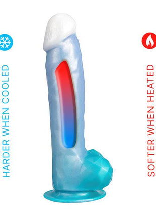 Liquid Silicone Angel Blue Dildo 8