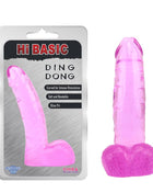 Dildo Ding Dong Clear Pink