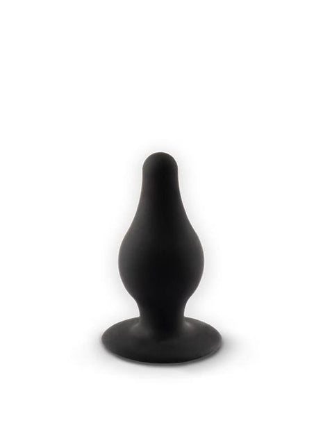 Plug Anal Model 2 S Negro black ergonomic silicone anal plug for beginners and advanced users