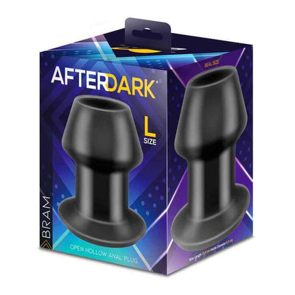 Bram Open Hollow Anal Plug Size L