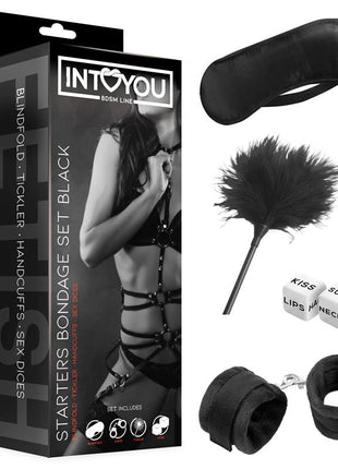 Starters Bondage Set 4 Pieces Black