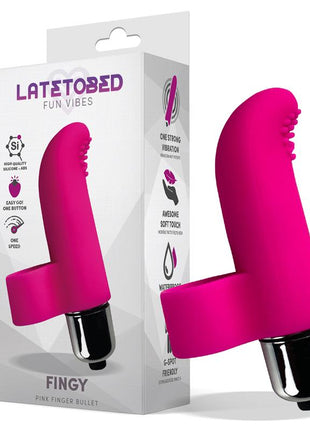 Fingy Finger Bullet Silicone Pink
