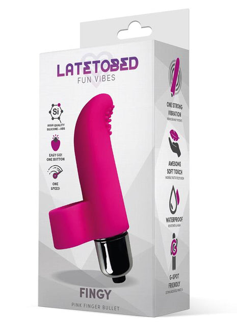 Fingy Finger Bullet Silicone Pink