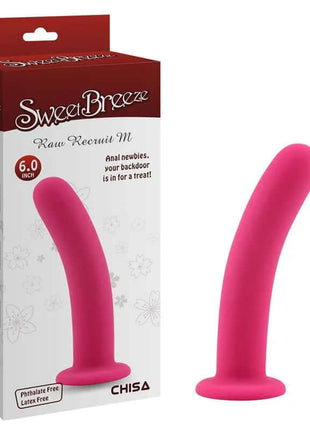 Silicone Dildo Waterproof - Raw Recruit Size M Pink