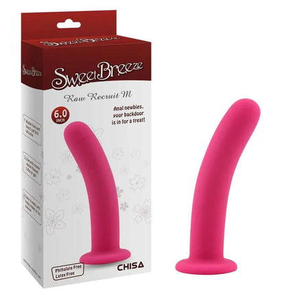 Silicone Dildo Waterproof - Raw Recruit Size M Pink