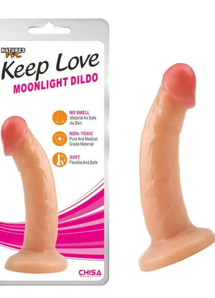 Realistic Dildo with Suction Cup - Moonlight 18.5 x 3.7 cm