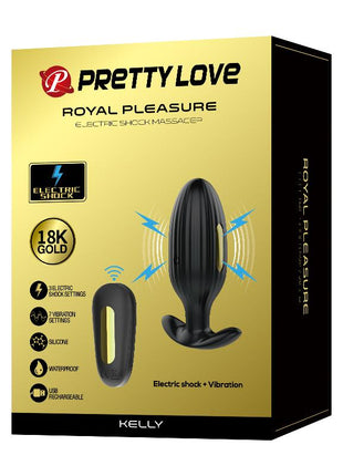 Royal Pleasure Butt Plug with Electro Stimulation USB