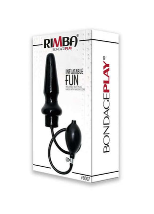Inflatable butt plug large