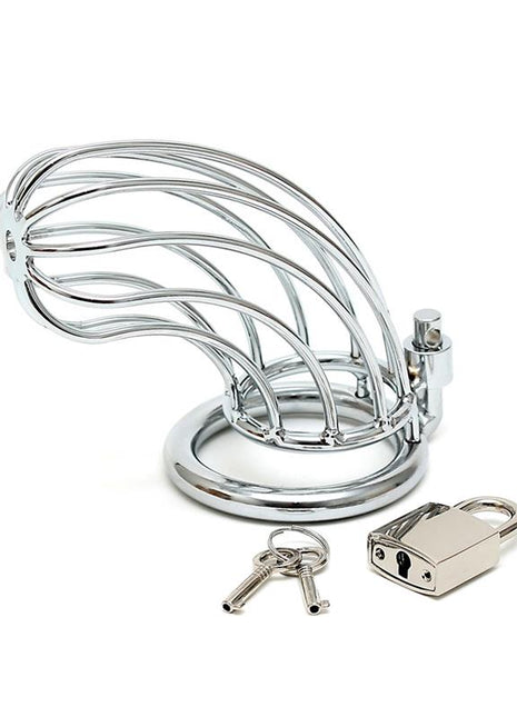 Chastity with padlock metal