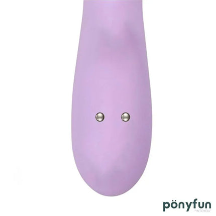 Vibe y Rotator Double Motor 360º USB Silicone Brightpurple