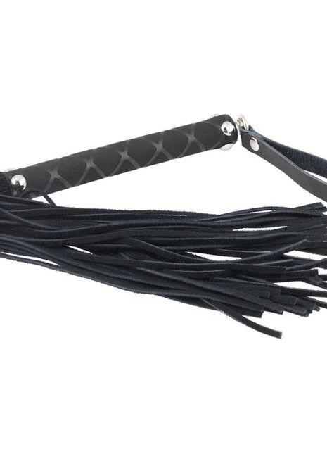 Leather Flogger Black 35 cm