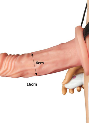 Unisex Hollow Strap On Vibrating