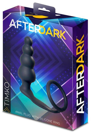 Timko Anal Plug with Silicone Ring
