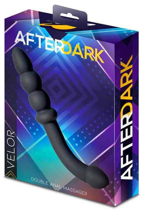 Velor Double Anal Massager Silicone