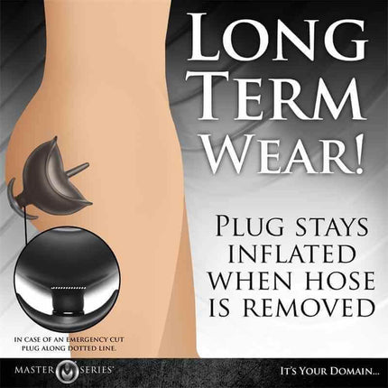 Ass Bound Anchor Inflatable Anal Plug