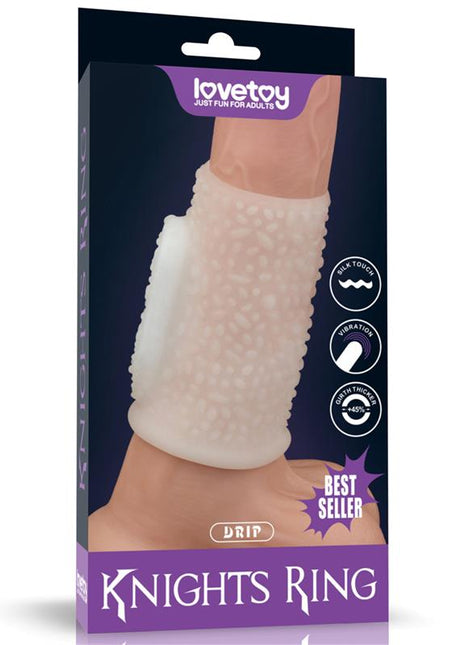 Vibrating Penis Sleeve Drip Knights