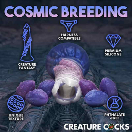 Tenta-Queen Ovipositor Dildo with 6 Eggs