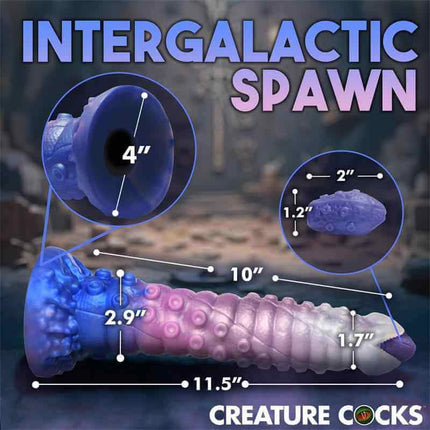 Tenta-Queen Ovipositor Dildo with 6 Eggs