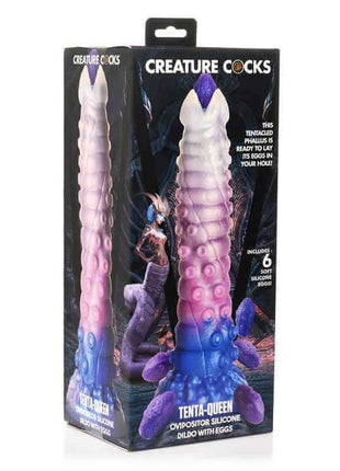 Tenta-Queen Ovipositor Dildo with 6 Eggs