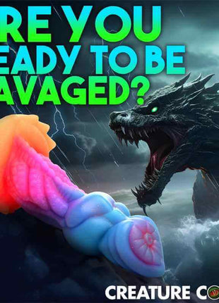 Aqua-Cock Glow-in-the-Dark Silicone Dildo