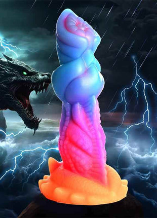Aqua-Cock Glow-in-the-Dark Silicone Dildo