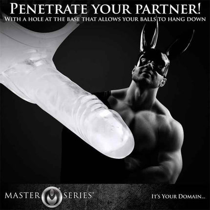 Grand Mamba XL Jockstrap with Hollow Transparent Dildo
