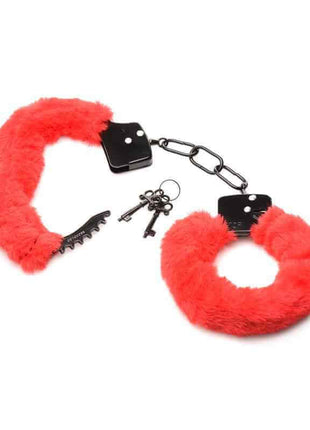 Furry Handcuffs Red
