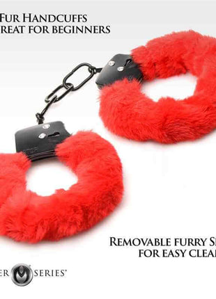 Furry Handcuffs Red