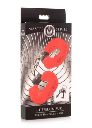 Furry Handcuffs Red
