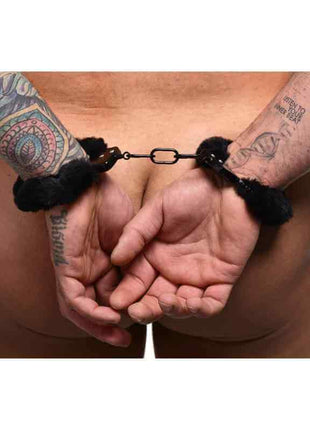 Furry Handcuffs Black