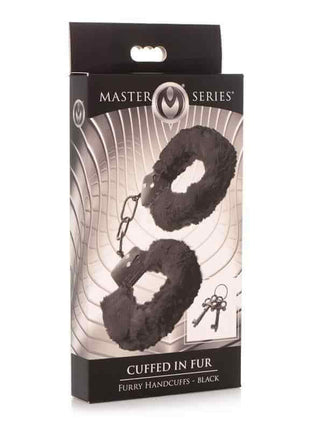 Furry Handcuffs Black