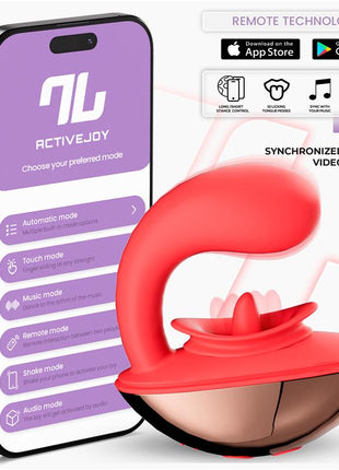 Rondy Vibrating and Licking Tongue Stimulator with App