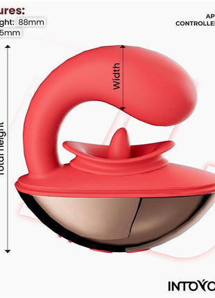 Rondy Vibrating and Licking Tongue Stimulator with App