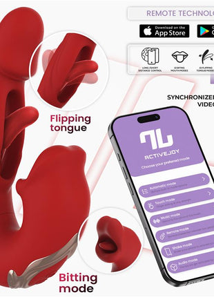Mouty Vibe with Biting and Flipping with App